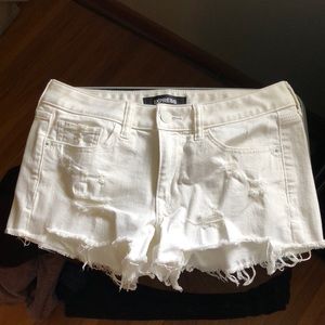 Express white shorts, worn only a couple times.